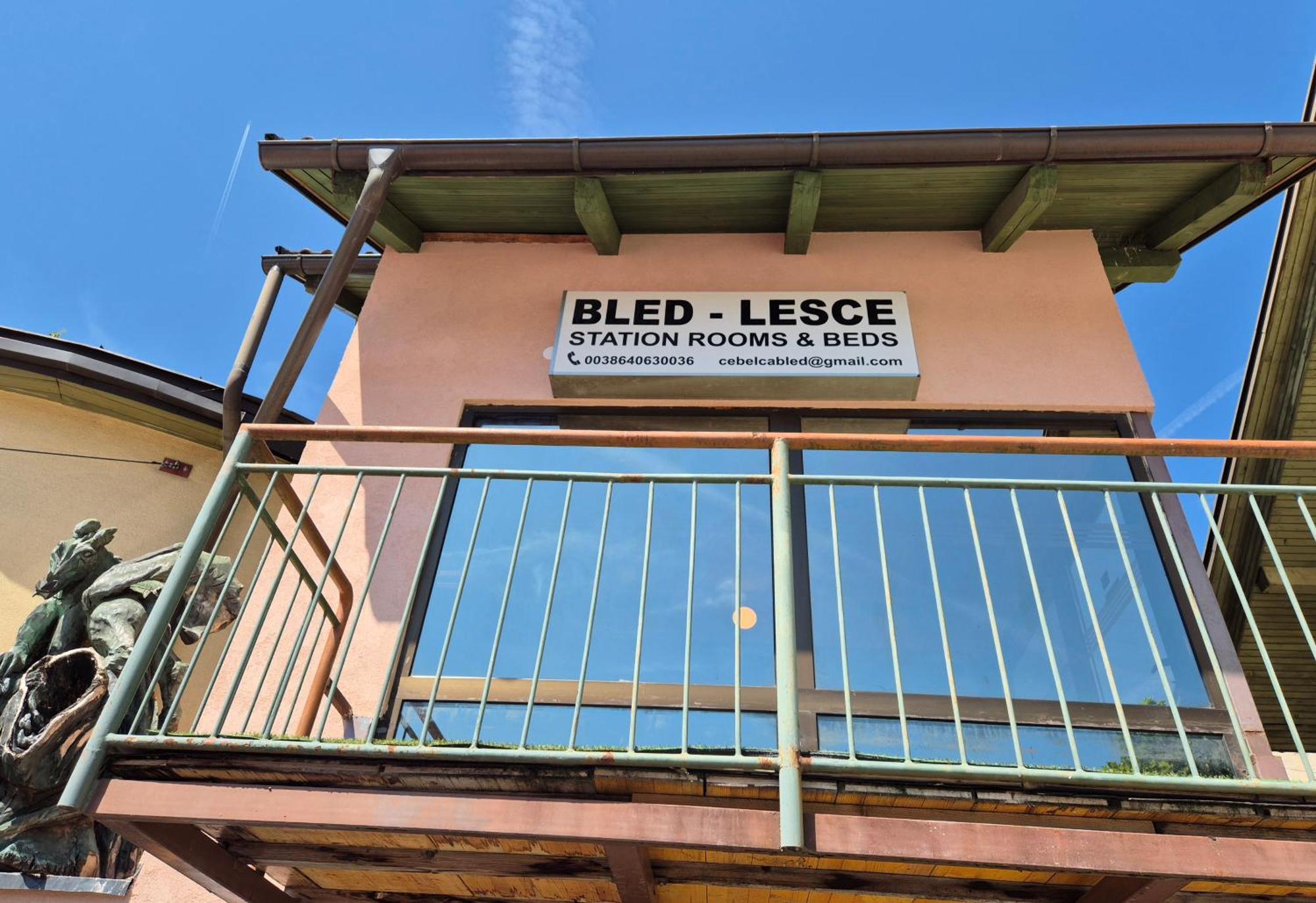 Bled Lesce Station Rooms And Beds Εξωτερικό φωτογραφία